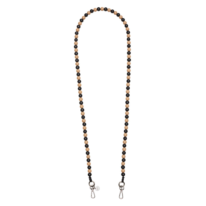 Handy-Strap «Brooklyn» (schwarz-beige | universal)