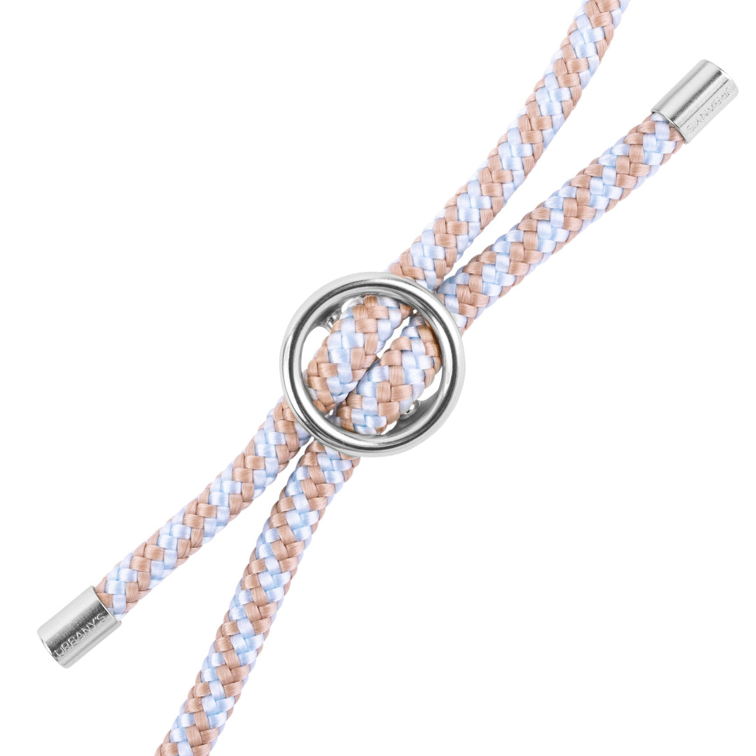 Handykette «Sky and Sand» (matt | hellblau-beige)