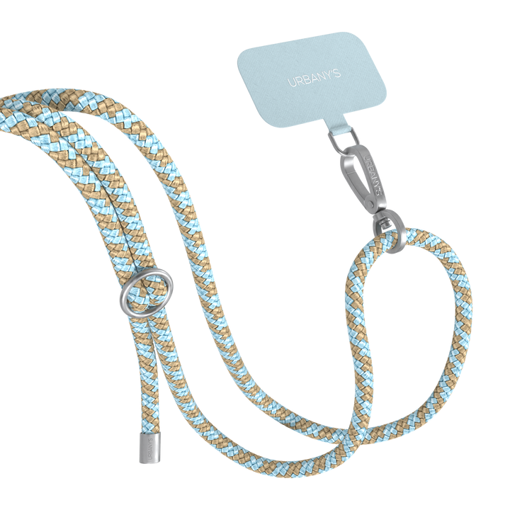 Universal-Handykette «Sky and Sand» (hellblau-beige)