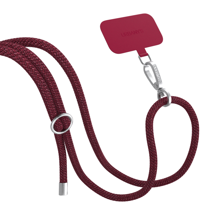Universal Phone Necklace «Red Wine» (bordeaux)