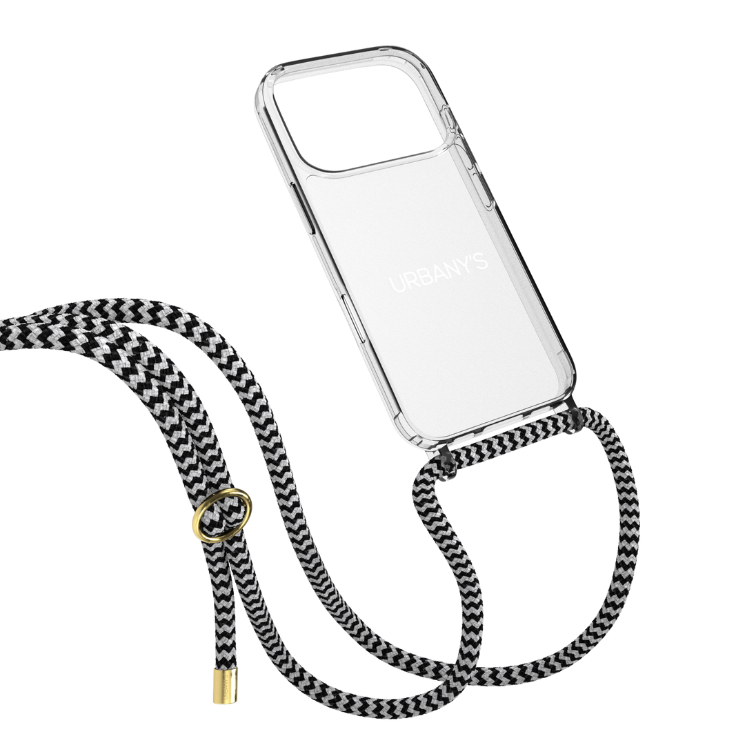 Phone Necklace «Hypnotic Zebra»