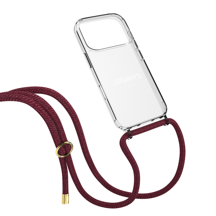 Phone Necklace «Red Wine»