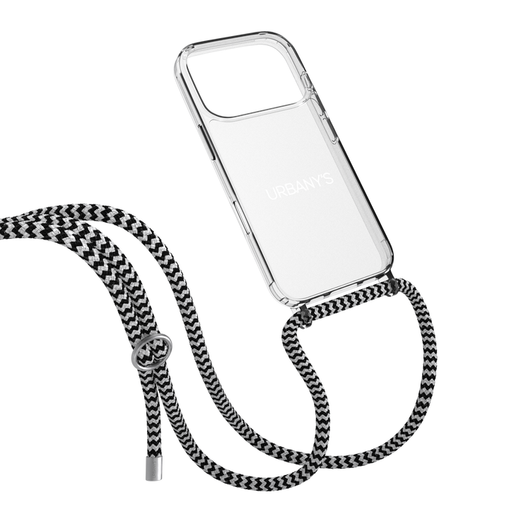 Phone Necklace «Hypnotic Zebra»