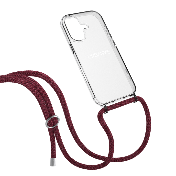 Handykette «Red Wine» (transparent | weinrot)