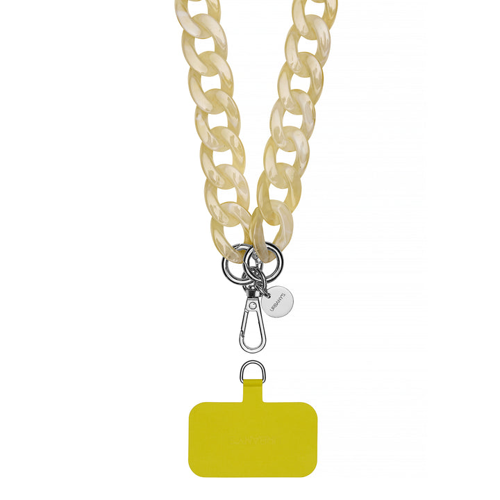 Phone Strap «Carrara» (yellow | universal)