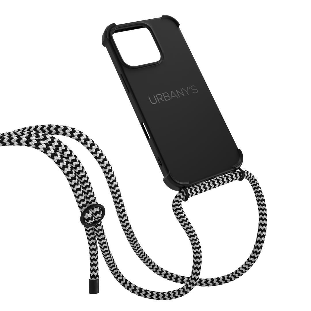 Phone Necklace «Hypnotic Zebra» (matt)