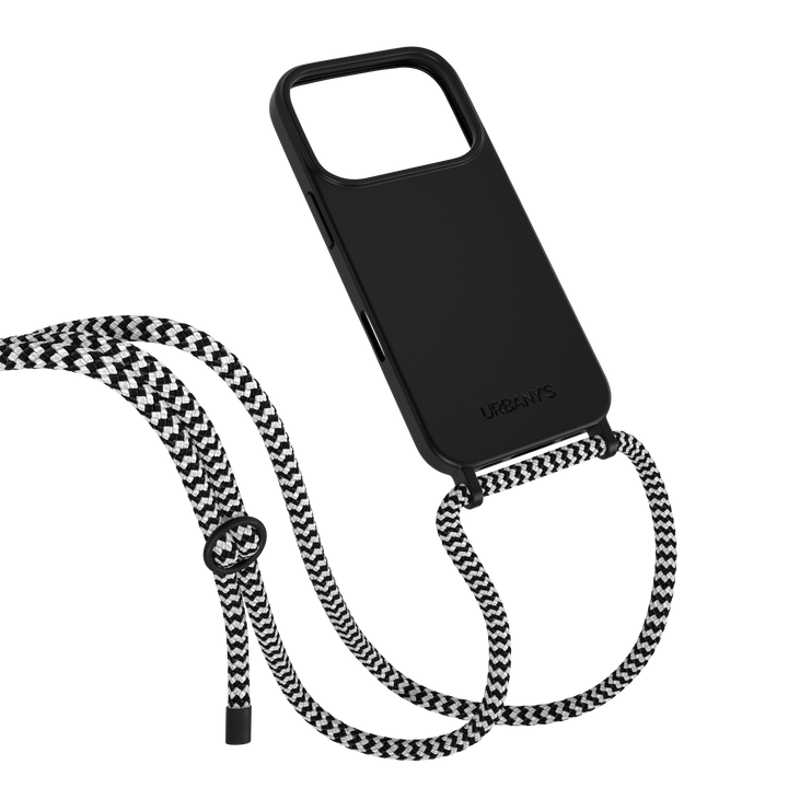 Phone Necklace «Hypnotic Zebra» (matt)