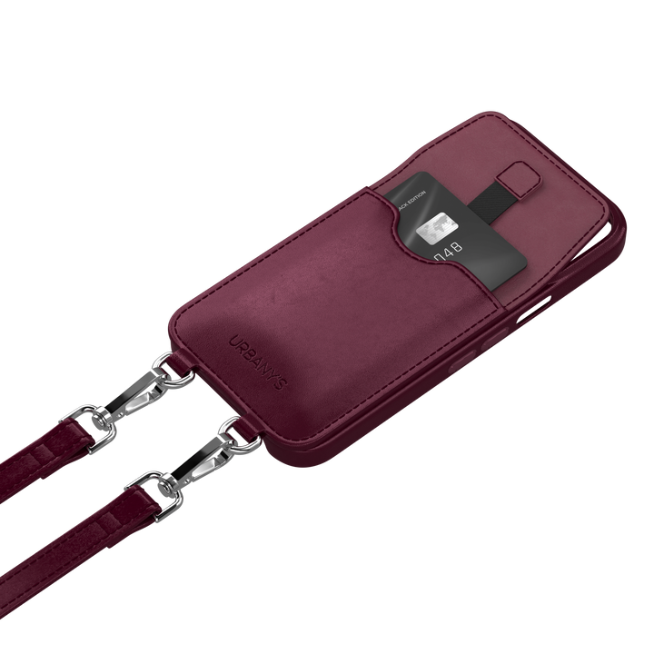 Chaîne de téléphone+ «Red Wine» (bordeaux)