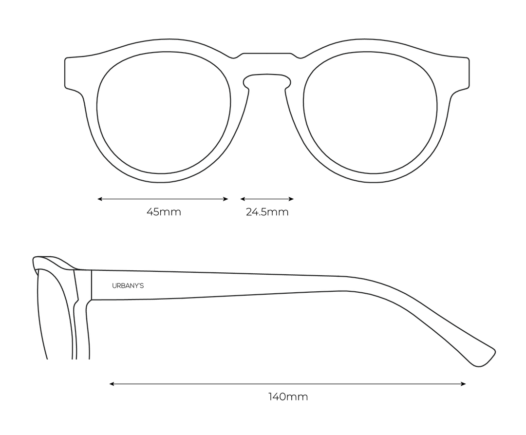 Sonnenbrille «Milano» (gelb)