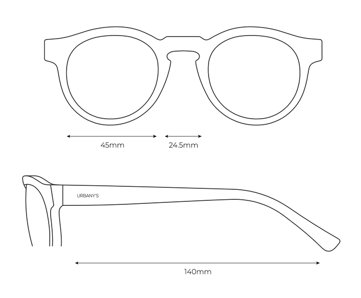 Sonnenbrille «Milano» (gelb)