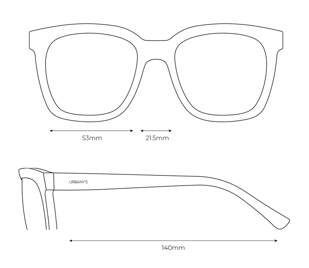 Sonnenbrille «New York» (schwarz)